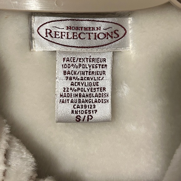 Vintage Northern Reflections Paisley Print Shearling Style Coat - Picture 5 of 5